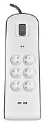 Belkin BSV604ca2m White 6 AC outlet(s) 2 m_2