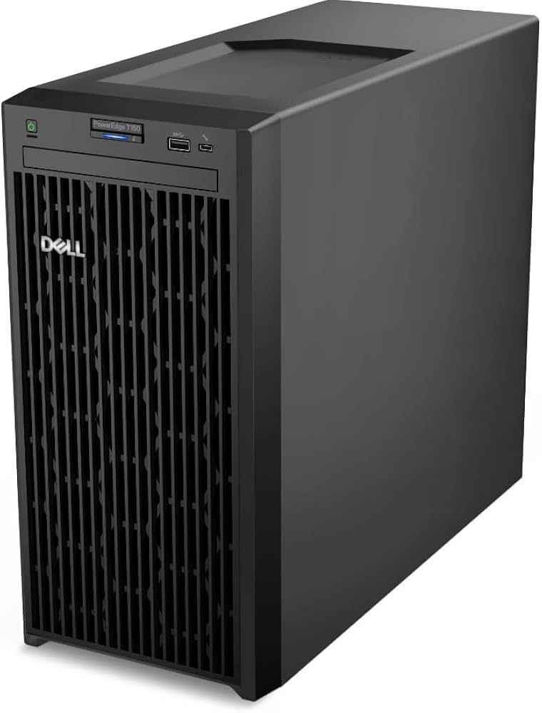 Server DELL PowerEdge T150, Tower 4U, Intel Xeon E-2314 (4 C / 4 T, 2.8 GHz - 4.5 GHz, 8 MB cache, 65 W), 16 GB DDR4 ECC, 2 TB HDD, 4 x LFF, 300 W, Fara sistem de operare
 [1 buc]Procesor server Intel Xeon E-2378, socket 1200, 8C / 16T, 2.60 - 4.80 GHz, 16 MB cache, 65 W
 [2 buc]HDD server HPE 600 GB 2.5