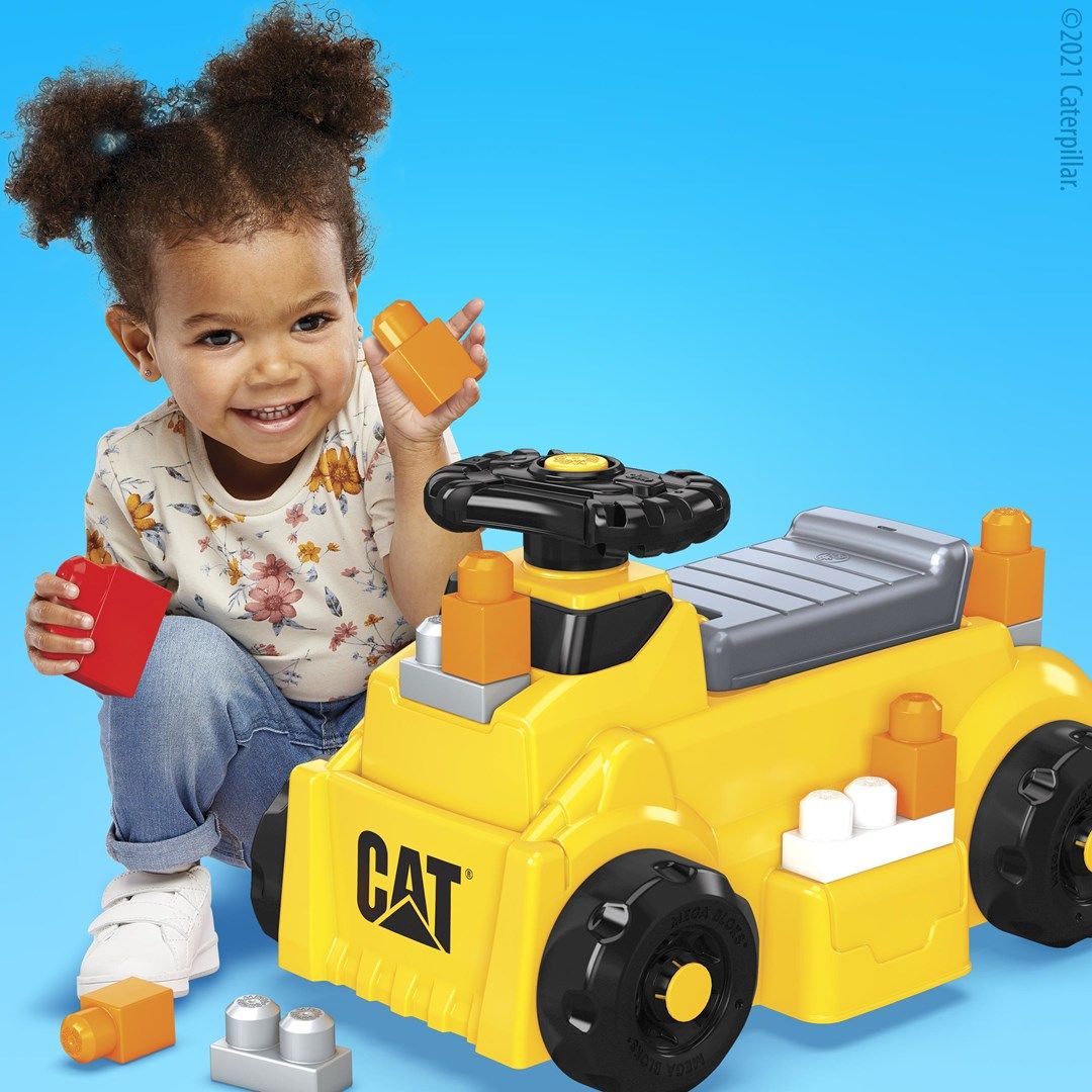 PROMO MEGA BLOKS CAT Ride-on vehicle 3in1 + HDJ29 MATTEL bricks_11