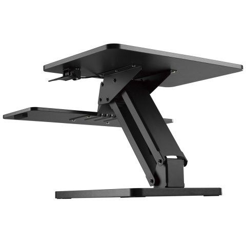 Maclean Desktop Stand for Keyboard  Monitor or Laptop  Gas Spring  Standing Up  Black  MC-882_3