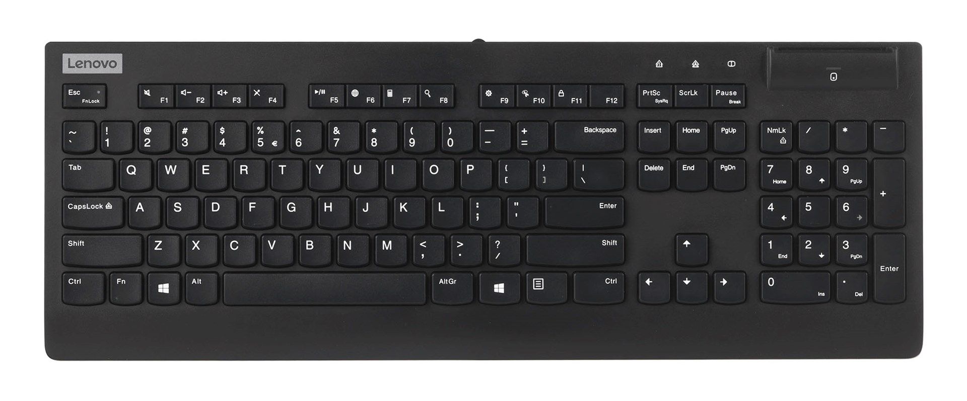 Lenovo | Keyboard II | Smartcard | Smartcard keyboard | Wired | US | m | Black | USB | 978 g_2