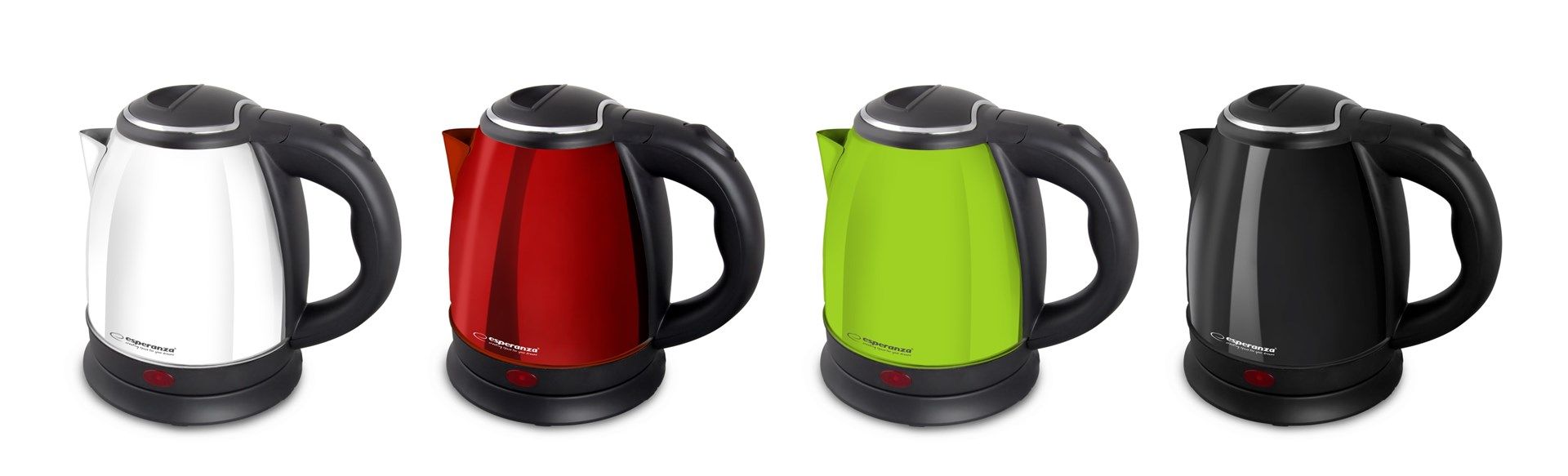 Esperanza EKK128R electric kettle Parana 1 L Black Red 1350 W_2