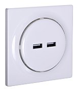 Fibaro Walli N socket-outlet 2x USB White_1