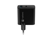 NATEC RIBERA GAN CHARGER 1x USB-A + 1x USB-C 65W BLACK_2