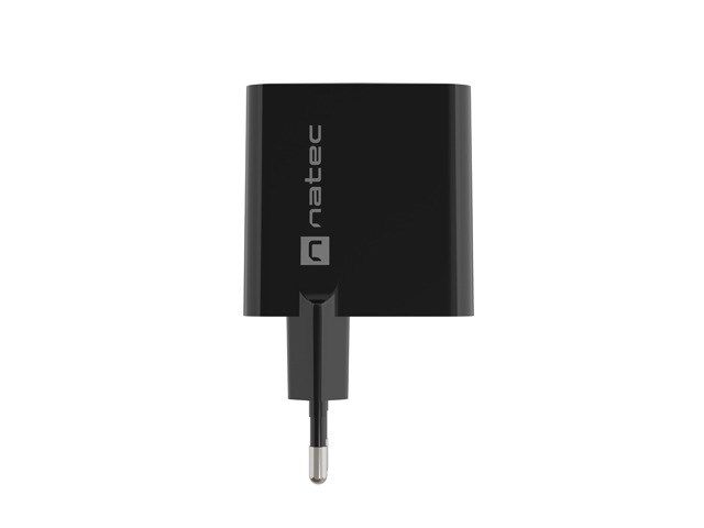 NATEC RIBERA GAN CHARGER 1x USB-A + 1x USB-C 65W BLACK_9