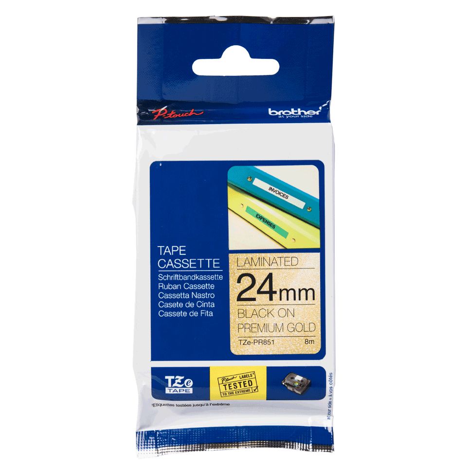 TZE-PR851 LAMINATED TAPE 24MM/PREMIUM GOLD ON BLACK_3