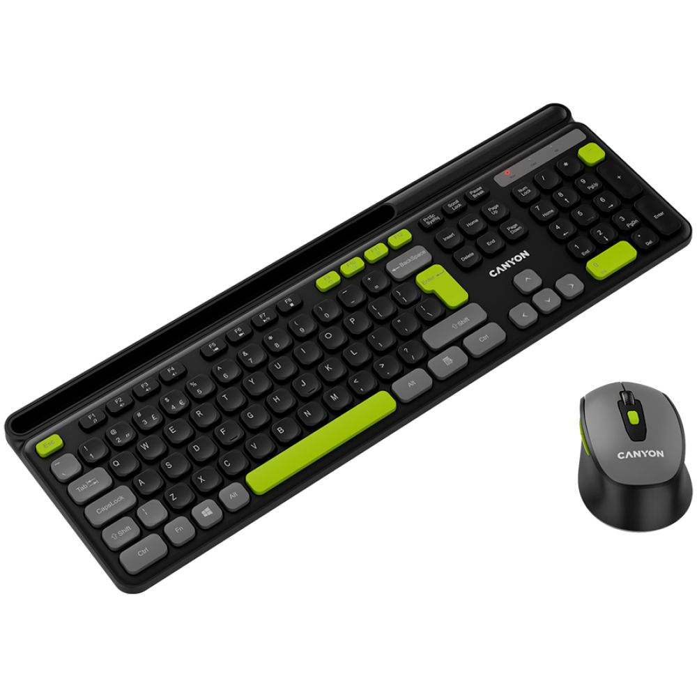 CANYON HSET-W5 EN Keyboard+Mouse AAA+AA Wireless Black_3