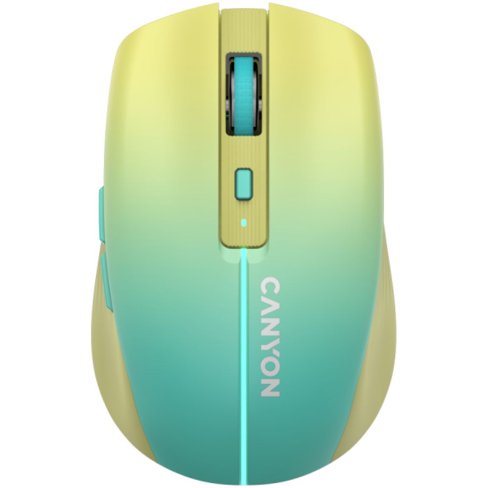 CANYON mouse MW-44  Wireless Charge Yellow Blue_2