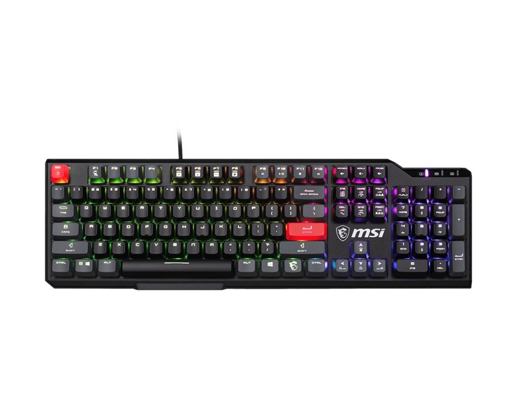 MSI Vigor GK41 Dusk LR US keyboard Gaming USB QWERTY English Black_2