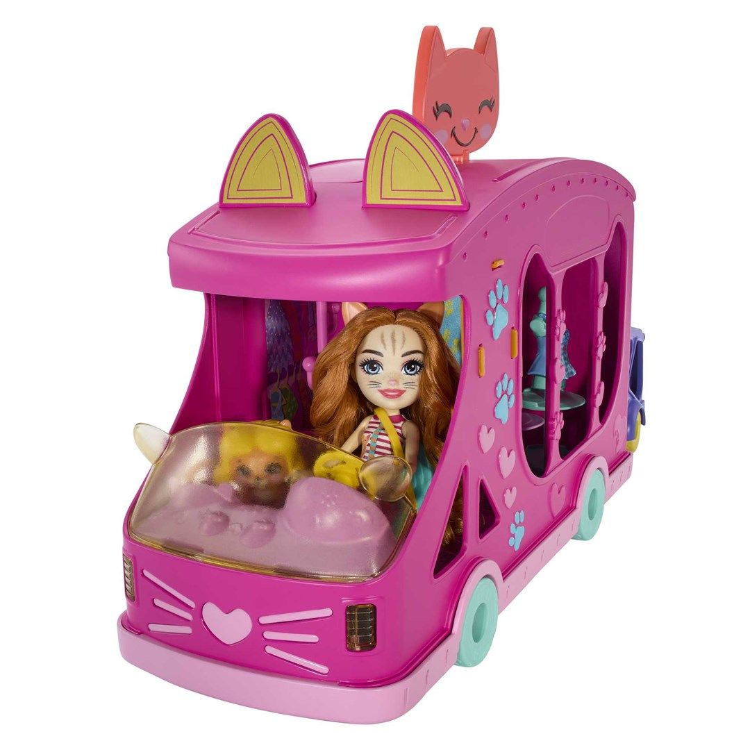 Enchantimals Mobile Fashion Studio Set + Doll Kitten HPB34 p2 MATTEL_5