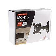 Maclean MC-416 TV Monitor Wall Mount 13 -32  30kg Tilt Rotate max. VESA 100x100 Black Powder Coating LED OLED LCD Universal Bracket Holder_3