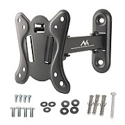 Maclean MC-416 TV Monitor Wall Mount 13 -32  30kg Tilt Rotate max. VESA 100x100 Black Powder Coating LED OLED LCD Universal Bracket Holder_8