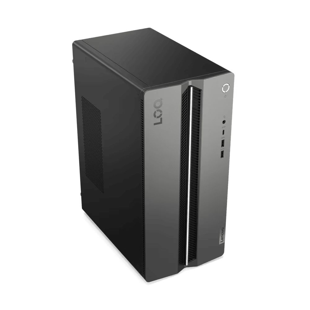 Desktop Gaming Lenovo LOQ Tower 17IRR9 , Intel® Core™ i5-14400F, 10C (6P + 4E) / 16T, P-core 2.5 / 4.7GHz, E-core 1.8 / 3.5GHz, 20MB, video NVIDIA® GeForce RTX™ 3050 6GB GDDR6, RAM 1x 16GB UDIMM DDR5-4800, Two DDR5 UDIMM slots, dual-channel capable, Up to 32GB DDR5-5600, SSD  1TB SSD M.2 2280 PCIe®_12