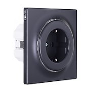 Fibaro FGWSONF-011-8 socket-outlet Type F Black_2