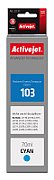 Activejet AE-103C Ink Cartridge (replacement for Epson 103 C13T00S24A; Supreme; 70 ml; cyan)_2