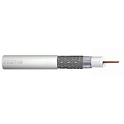 Coaxial cable DIGITUS RG-6  75 Ohm  shield (2x foil + 77% braid)  Eca  PVC  100m  white_1