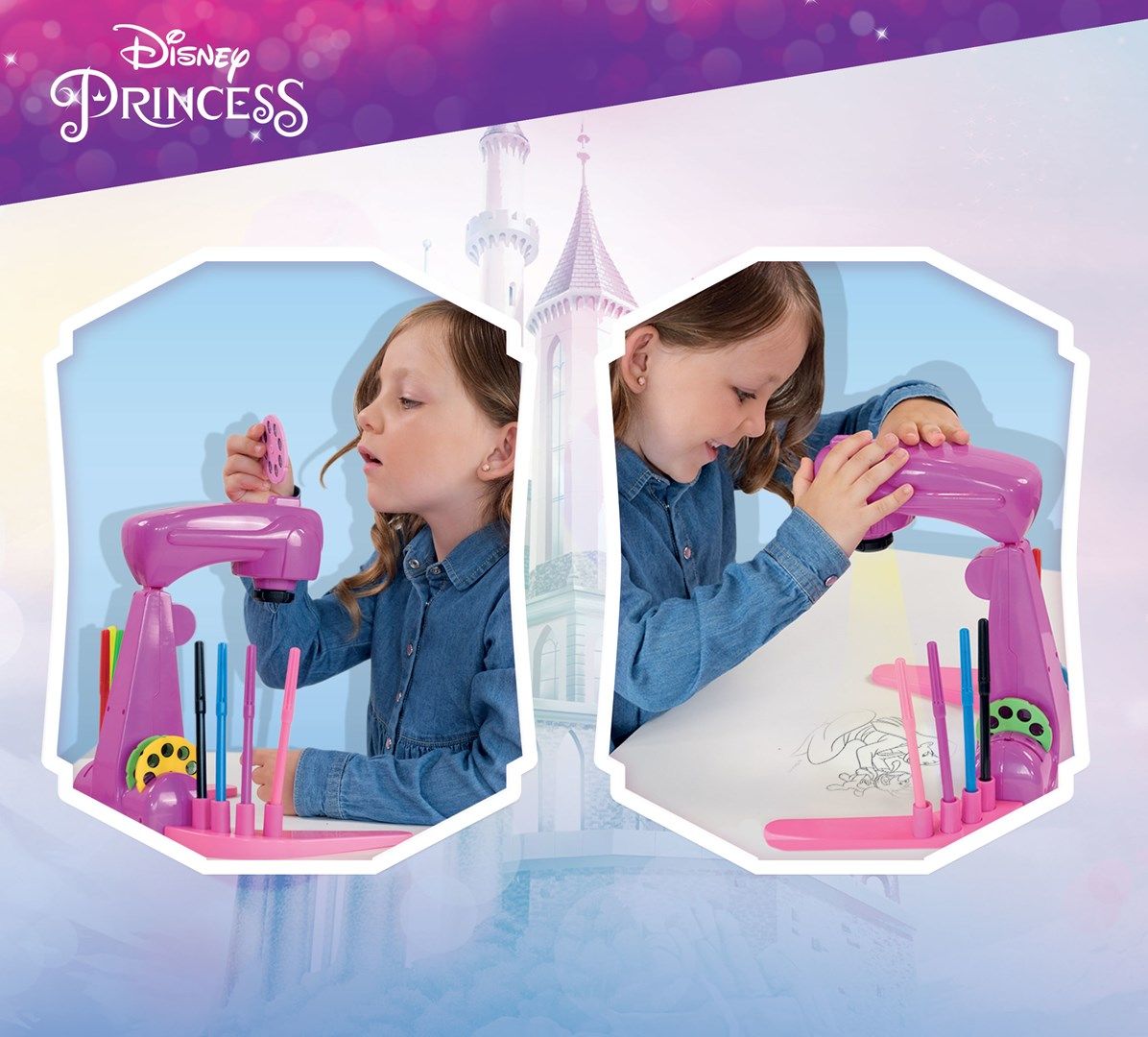 Princess drawing school projector 92925 LISCIANI_6