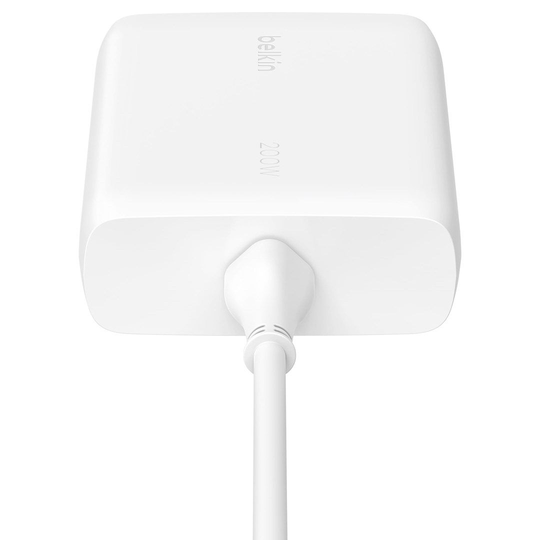 BELKIN WALL CHARGER 4X PORT USB-C GAN 200W  WHITE_5