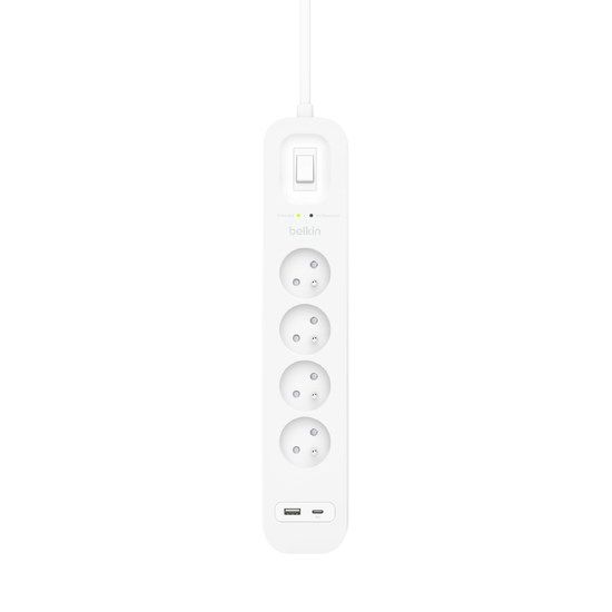 Belkin SRB001CA2M surge protector White 4 AC outlet(s) 2 m_2