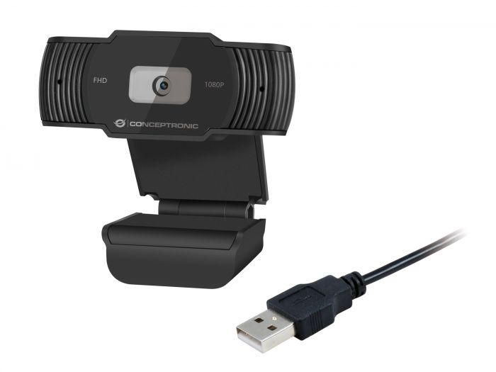 CONCEPTRONIC AMDIS04B 1080P Full HD Webcam with Microphone, 75 x 33 x 110 mm_5