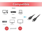 EQUIP 119332 DisplayPort 1.2 Cable, 2.0m, 4K/60Hz, 20x12x2000mm_3