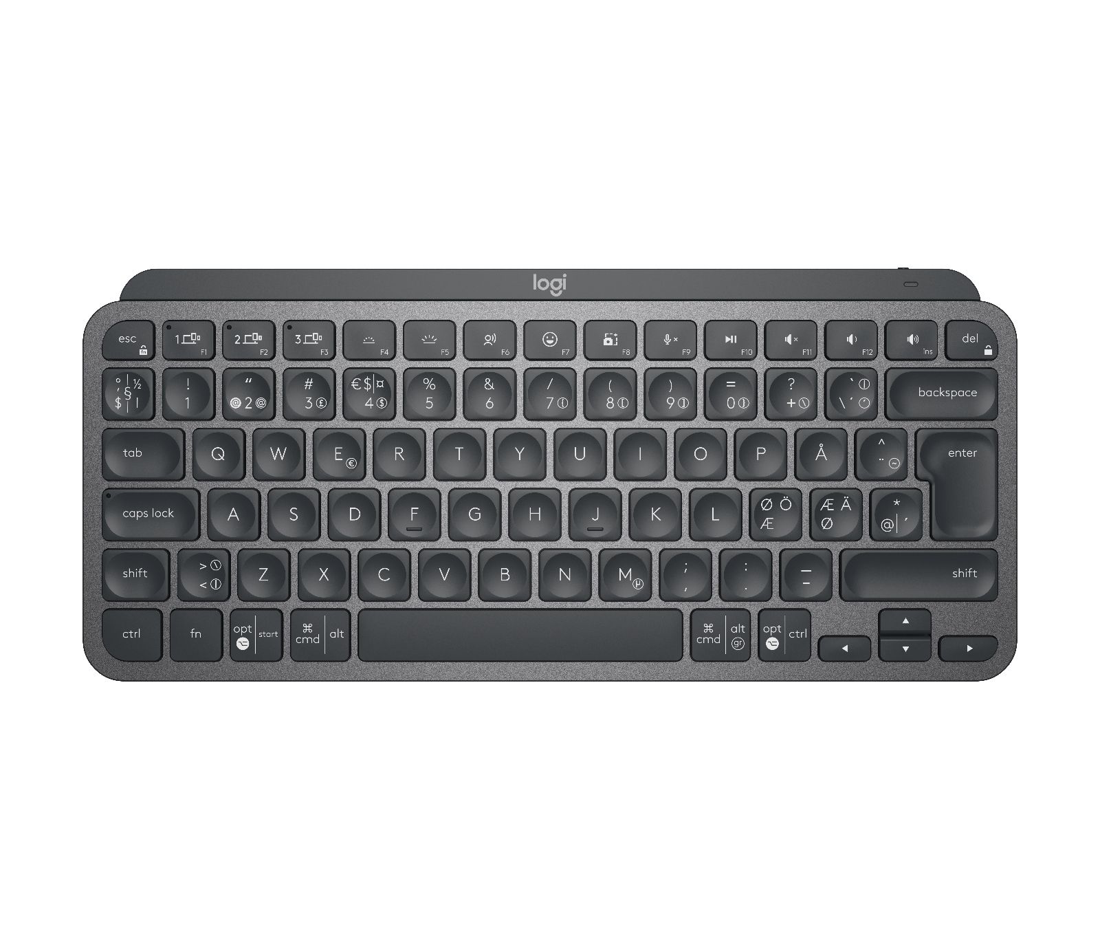 MXKEYS MINI WRLS ILLUMINATED KB/GRAPHITE - PAN - NORDIC_2