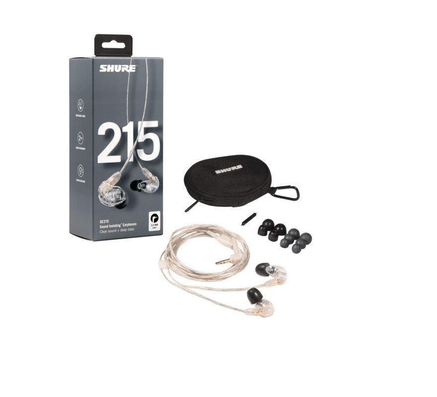 Shure SE215 Pro Headset Wired In-ear Stage/Studio Transparent_3