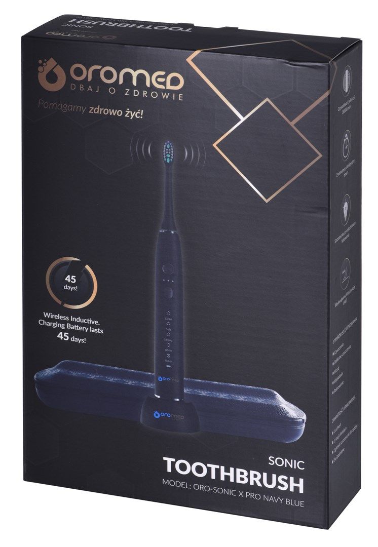 ORO-SONIC X PRO NAVY BLUE sonic toothbrush_6