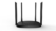 ROUTER WIRELESS HIKVISION AC1200 GIGABIT, 4 antene 5-dBi, dual-band, wireless standard: IEEE 802.11/a/n/ac wave 2 @5GHz, IEEE 802.11b/g/n @ 2.4GHz, interfata: 4 × RJ45, 10/100/1000 Mbps, putere: 9 VDC, 1 A, functii: Wireless Router Mode, Wireless Repeater Mode, Client + AP, WISP, and AP Mode_1