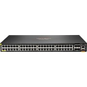 Hewlett Packard Enterprise Aruba 6200F 48G Class4 PoE 4SFP+ 370W Gestionate L3 Gigabit Ethernet (10/100/1000) Power over Ethernet (PoE) Suport 1U Negru_1