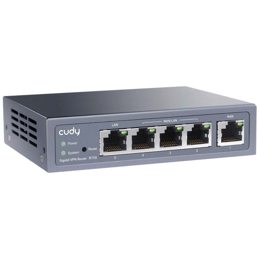 Cudy Gigabit Multi-WAN VPN Router wired router Fast Ethernet  Gigabit Ethernet Grey_4