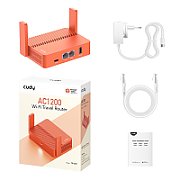 Cudy AC1200 wireless router Fast Ethernet Orange_4