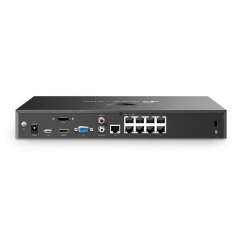 TP-LINK VIGI 8 CHANNEL Network video recorder, VIGI NVR2008H-8MP, 8 canale pana la 8 MP rezolutie @30fps, PoE IEEE 802.3af/at, compresie video H.265+/H.265/ H.264+/H.264, rezolutie inregistrare 8MP/5MP/4MP/3MP/1080p/UXGA/720p/VGA/4CIF/DCIF/2CIF/CIF/QCIF, stocare 2x port HDD, pana la 10TB pentru_3