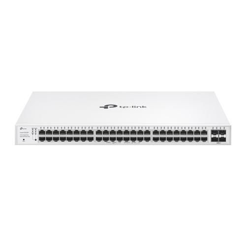 Switch TP-Link cu 52 de porturi, 48× 10/100/1000 Mbps PoE+ RJ45 Ports (Auto Negotiation/Auto MDI/MDIX),4× Gigabit SFP Slots, capacitate switch 104 Gbps, dimensiuni 17.3×13.0×1.7 in (440×330×44 mm)_4