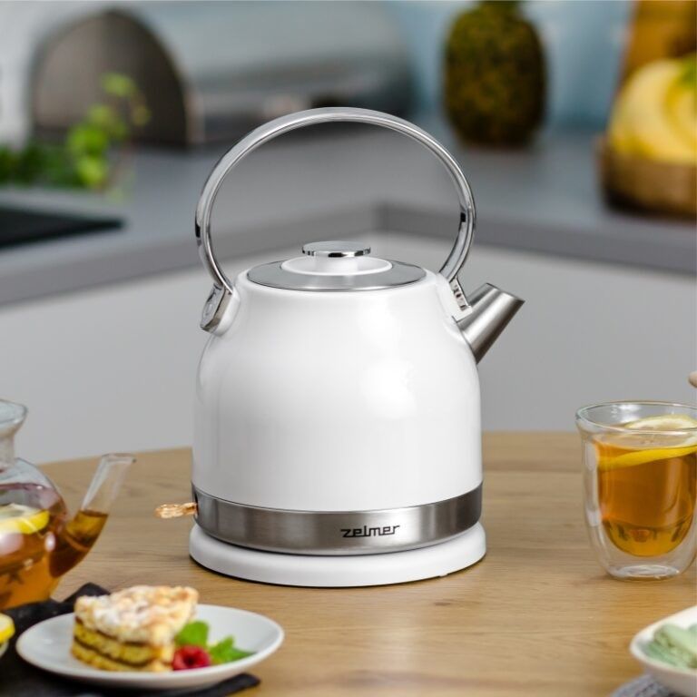 Zelmer ZCK7940 electric kettle 1.5 L 2200 W Stainless steel  White_4