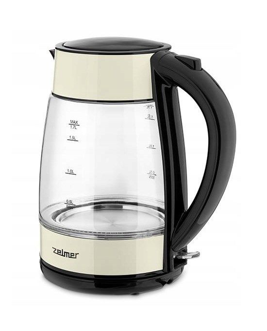 Zelmer ZCK8011I electric kettle 1.7 L 2200 W Black  Yellow_5