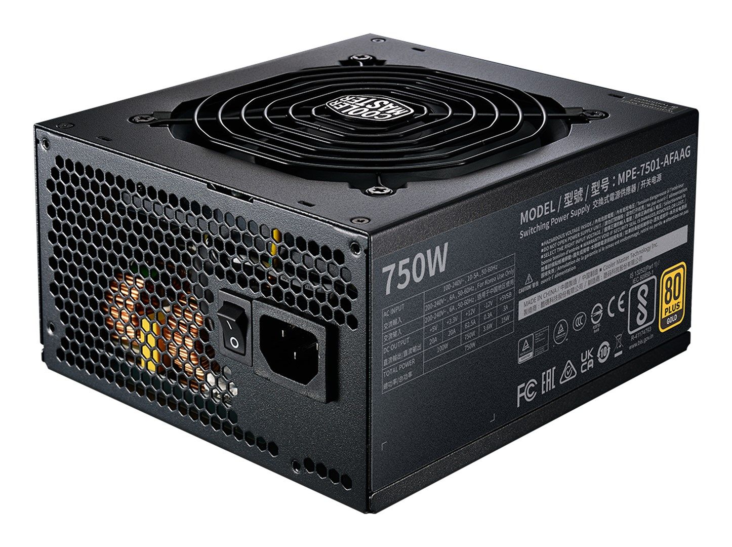 COOLER MASTER ZASILACZ MWE Gold V2 FM 750W 12VHPWR A/EU_2