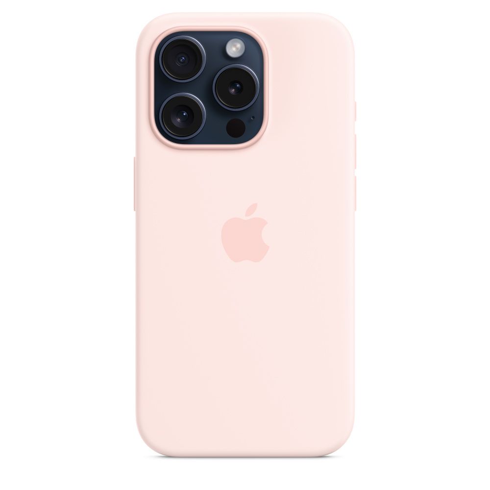 IPHONE 15 PRO SILICONE CASE/WITH MAGSAFE - LIGHT PINK_2