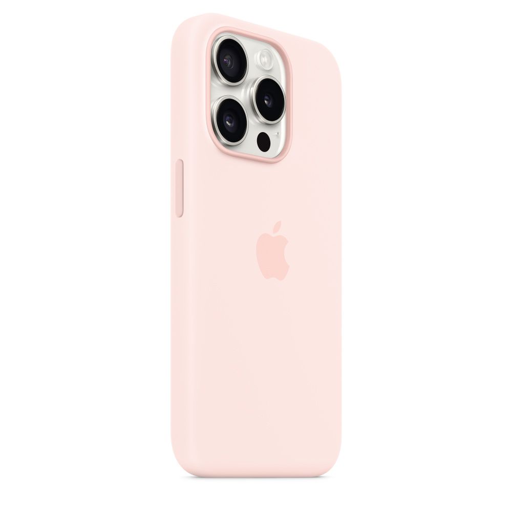 IPHONE 15 PRO SILICONE CASE/WITH MAGSAFE - LIGHT PINK_5