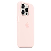 IPHONE 15 PRO SILICONE CASE/WITH MAGSAFE - LIGHT PINK_5