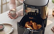 Philips | HD9252/70 | Air Fryer | Power 1400 W | Capacity 4.1 L | Black/Silver_7