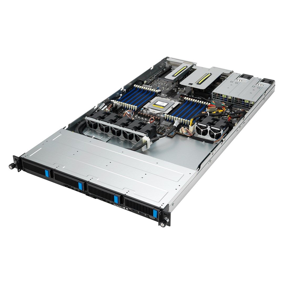 Platforma Asus Rack (1U) RS500A-E12-RS4U AMD Epyc 9004 (4x Nvme  2xM.2  2xGPU  2x1Gbe  IPMI  1+1 800W)_5