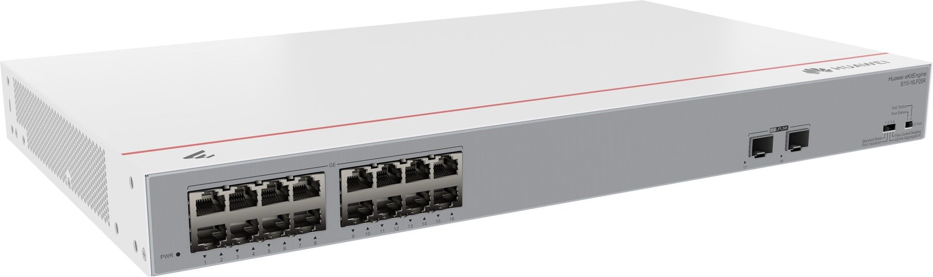 Huawei S110-16LP2SR | Switch | 16x GE PoE+  2x SFP  124W  AC_2