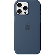 IPHONE 16 PRO MAX SILICONE CASE/WITH MAGSAFE - DENIM_1