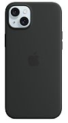 IPHONE 15 PLUS SILICONE CASE/WITH MAGSAFE - BLACK_1