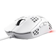 Mouse cu fir Trust GXT 928W Helox, rezolutie maxima 6400 DPI, 6 butoane, interfata USB-A, alb_1