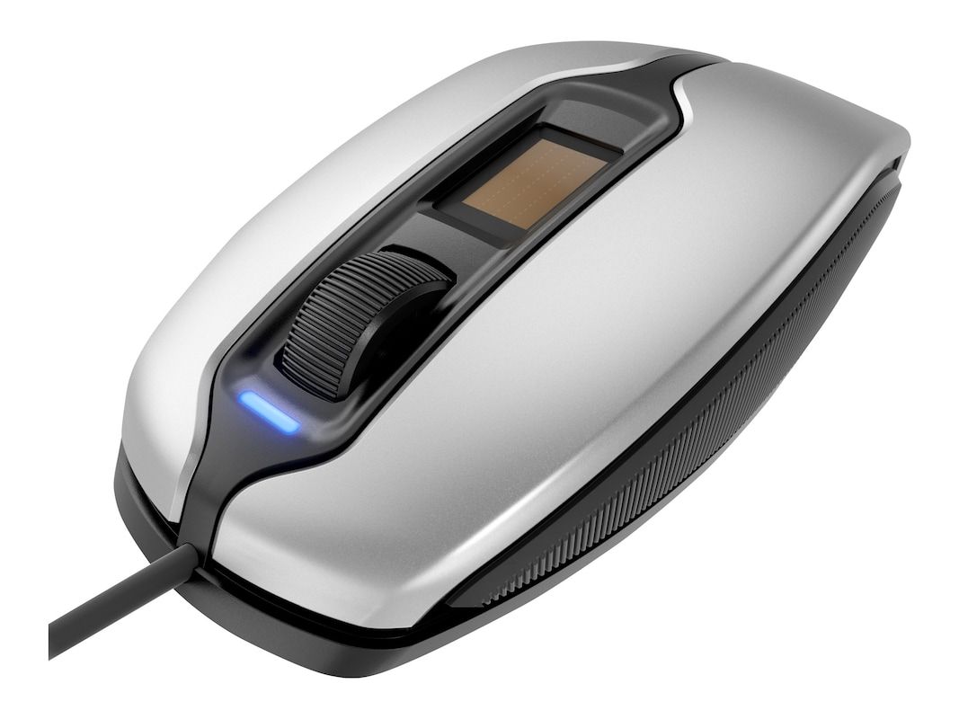 CHERRY MC 4900 SILVER/BLACK/FINGERTIP ID MOUSE USB_2