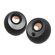 CREATIVE PEBBLE SE USB-C 2.0 Speakers w/Bluetooth 5.3, RGB Lighting, Aux, black_1