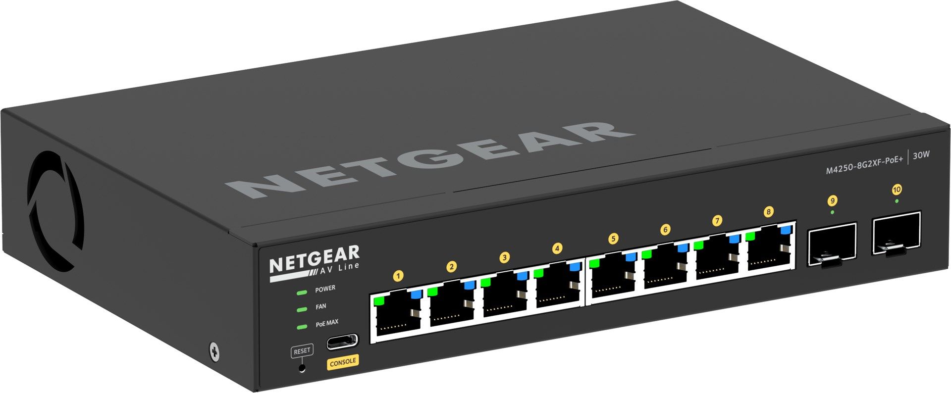 NETGEAR GSM4210PX-100EUS switch-uri Gestionate L2/L3 Gigabit Ethernet (10/100/1000) Power over Ethernet (PoE) Suport Negru_14