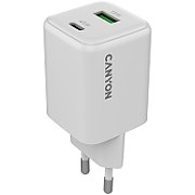 CANYON charger CU45AC GaN 45W 1xPD 1xQC EU White_1